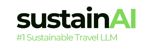 Logo nachhaltige KI für Trips und Reisen